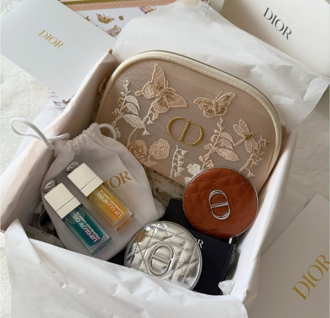 Dior Butterfly Makeup Mesh Pouch