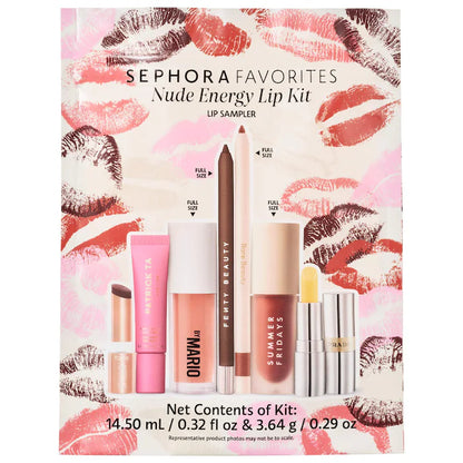 Sephora Favourites Nude Energy Lip Kit Makeup Set