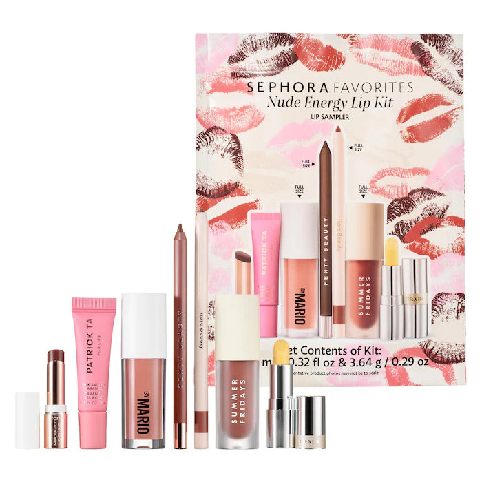 Sephora Favourites Nude Energy Lip Kit Makeup Set
