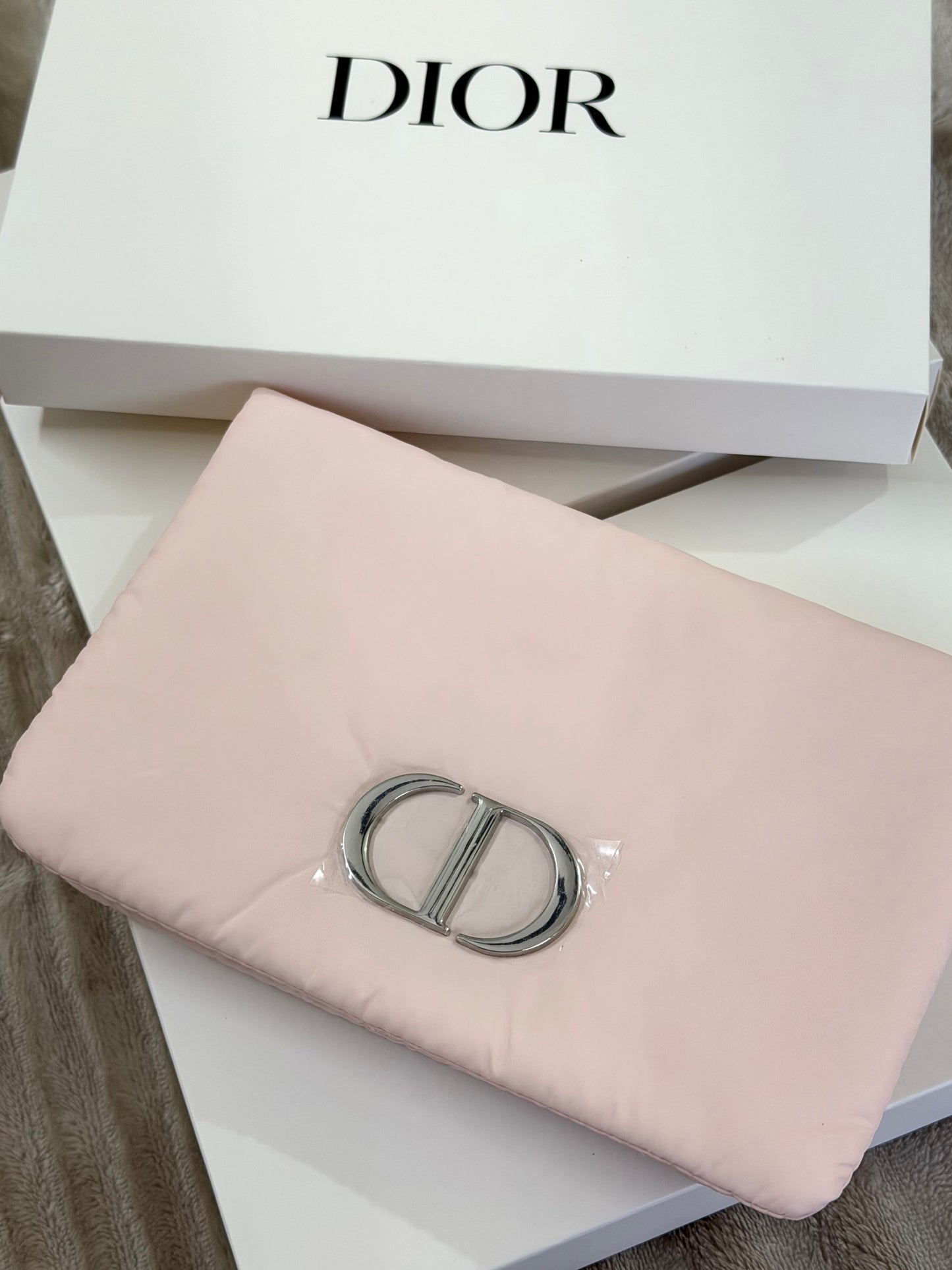 Dior Limited-Edition Pink Puffer Bag