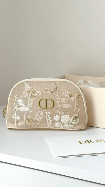 Dior Butterfly Makeup Mesh Pouch