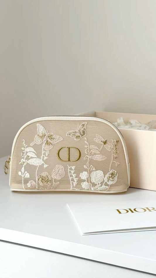 Dior Butterfly Makeup Mesh Pouch