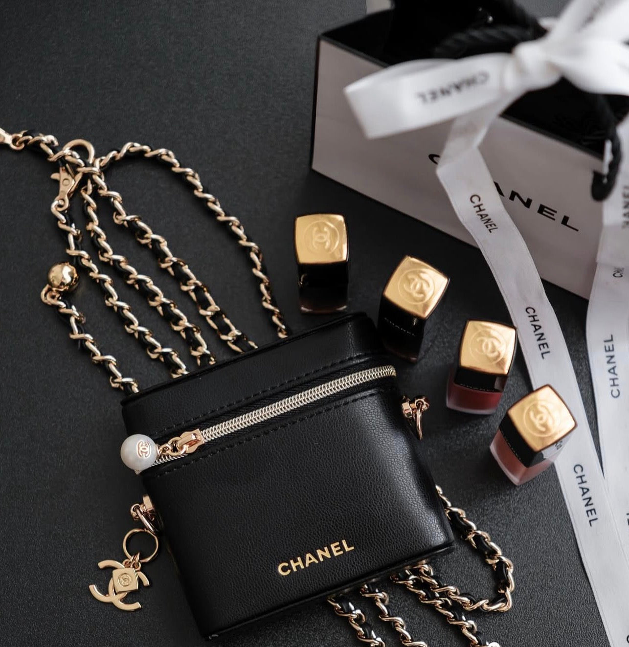 Chanel Novelty Makeup Bag