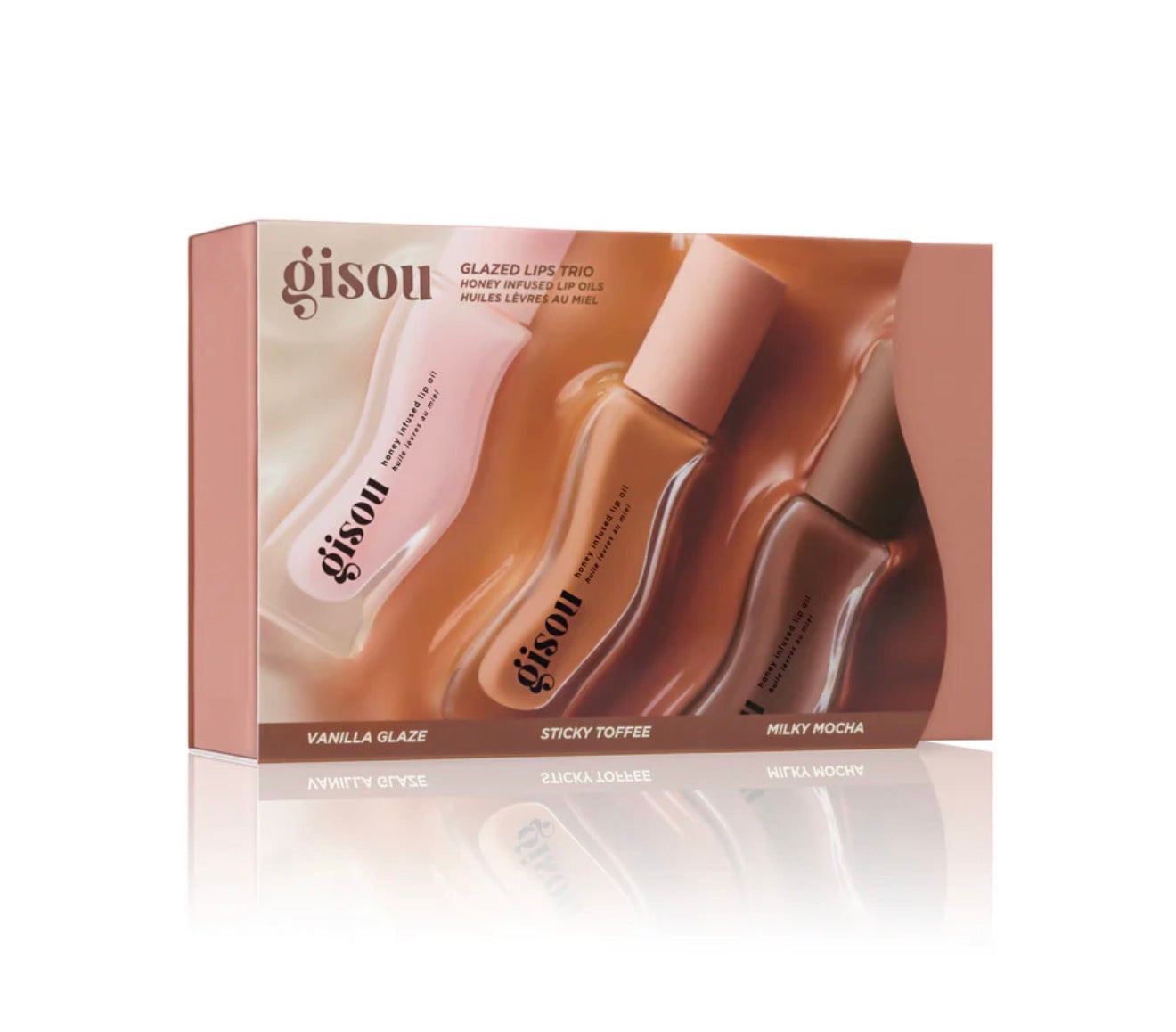 Gisou Glazed Lip Trio Set 🍯✨