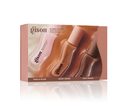 Gisou Glazed Lip Trio Set 🍯✨