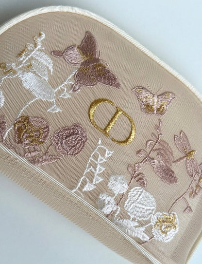Dior Butterfly Makeup Mesh Pouch