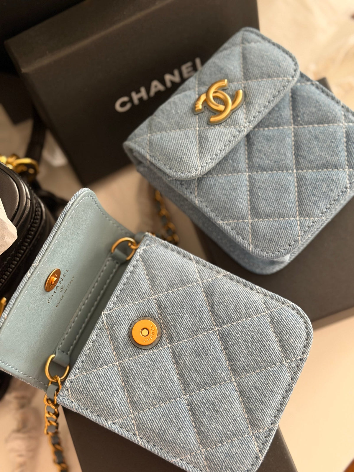Chanel Crossbody Demin Bag