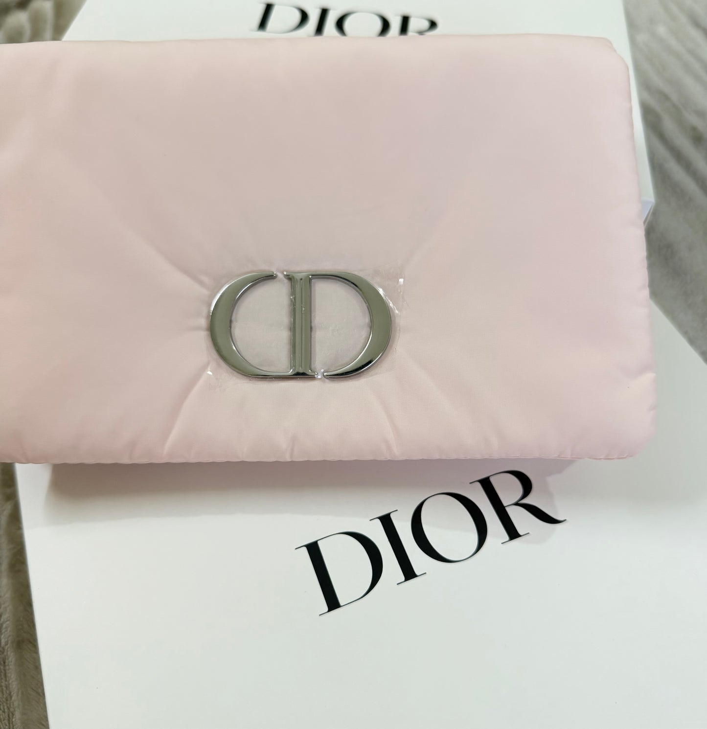 Dior Limited-Edition Pink Puffer Bag