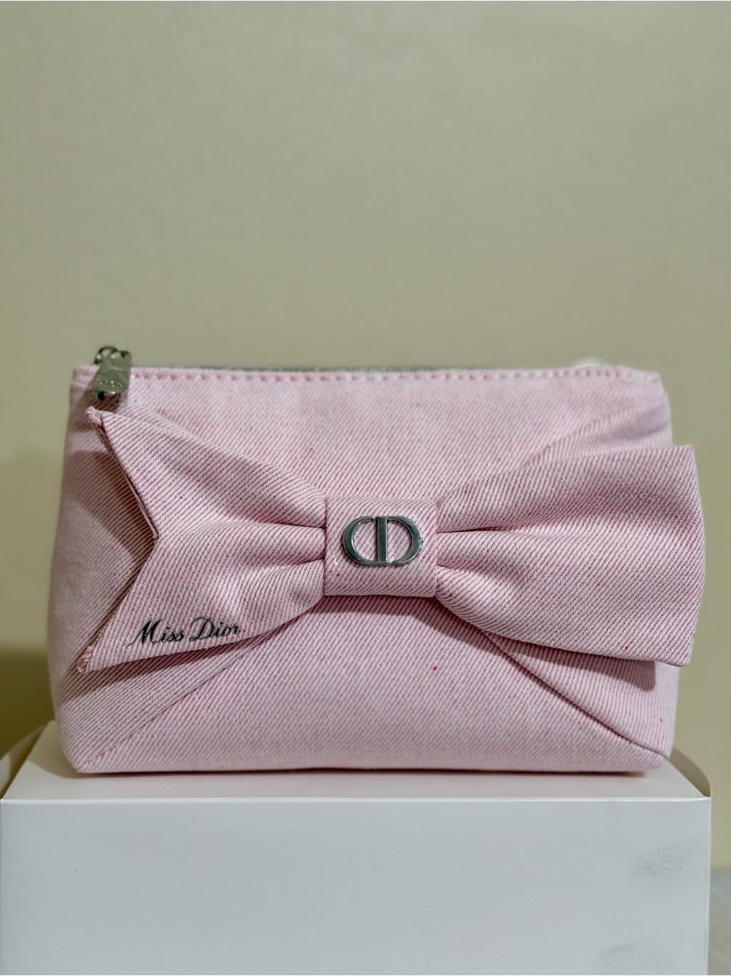Miss Dior Pink Bow Pouch