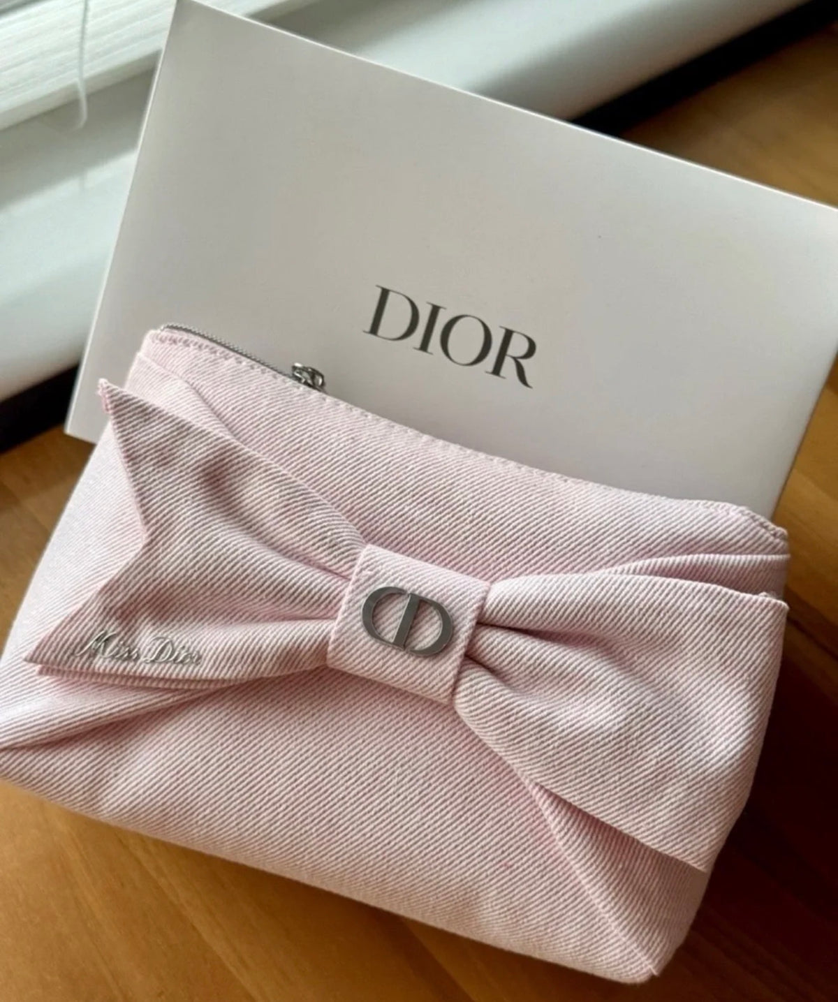 Miss Dior Pink Bow Pouch