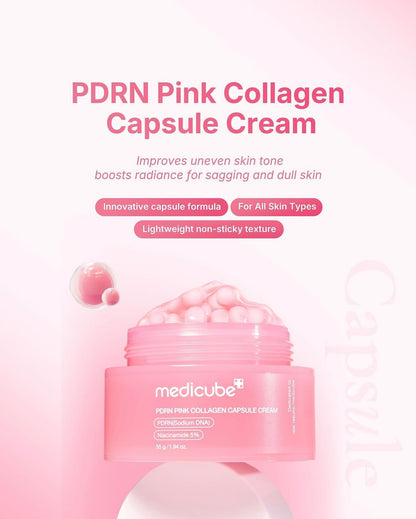 Medicube PDRN Pink Collagen Capsule Cream