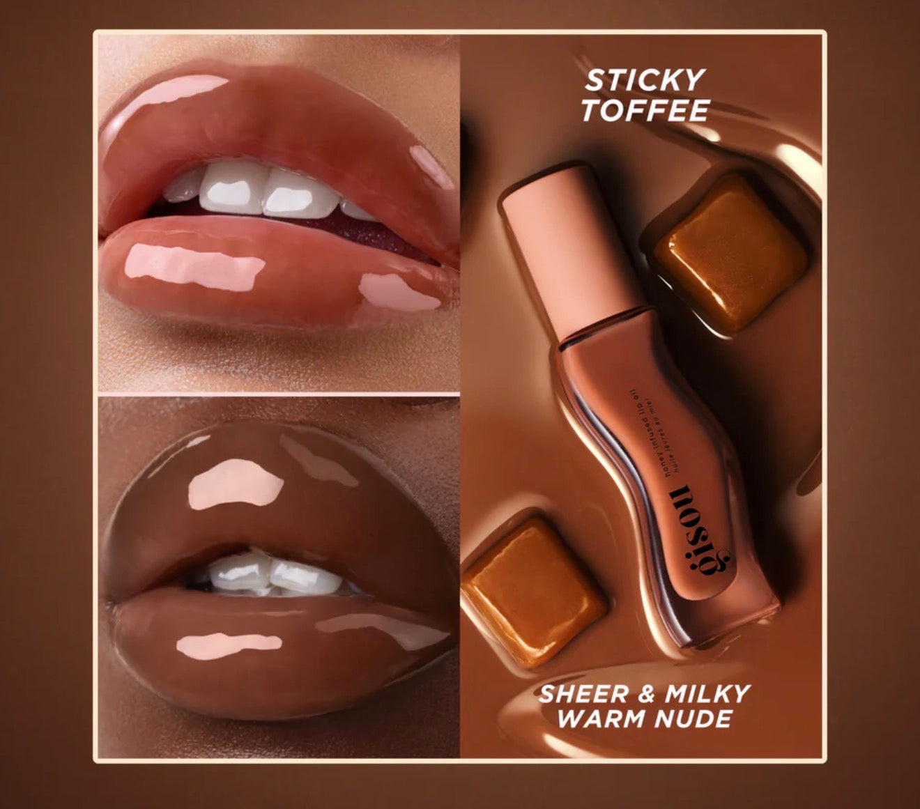 Gisou Glazed Lip Trio Set 🍯✨