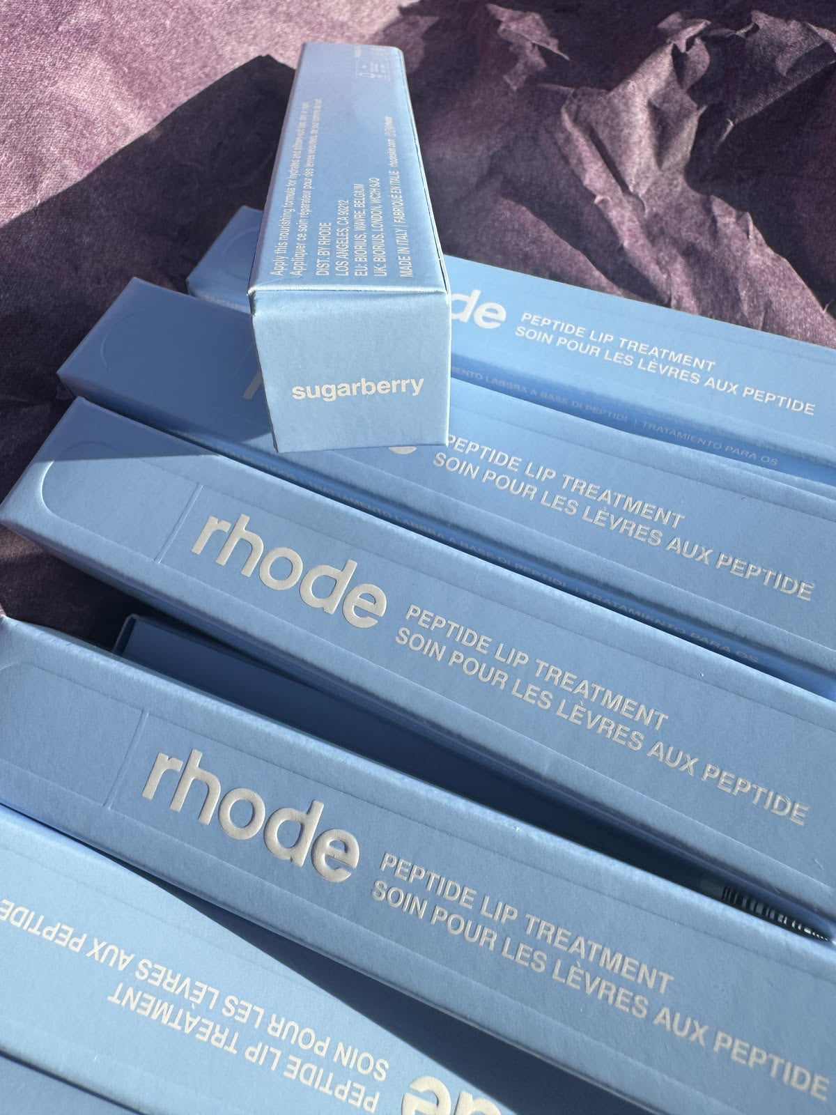 Rhode Peptide Lip Tint • Sugarberry