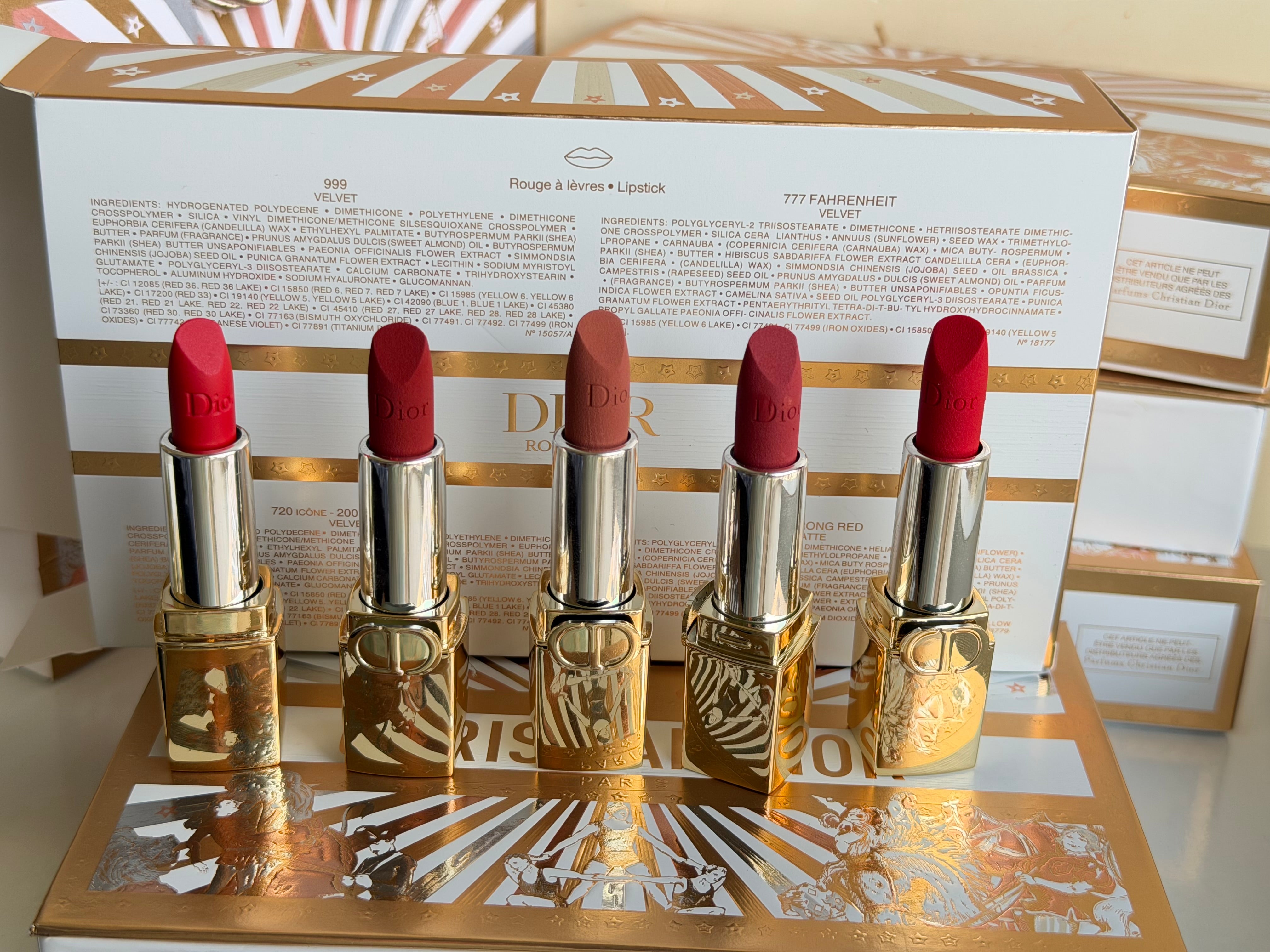 Dior Rouges Lipstick Set – Heavenliy
