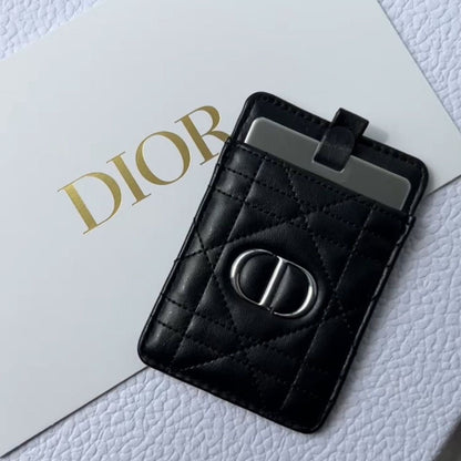 Dior Cannage Phone Card Holder Mirror
