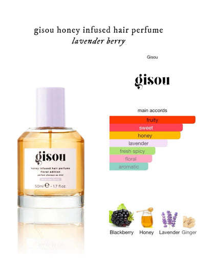 Gisou Honey Infused Hair Perfume • Lavender Berry 50ml
